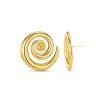 Oversized Spiral Stud Earrings